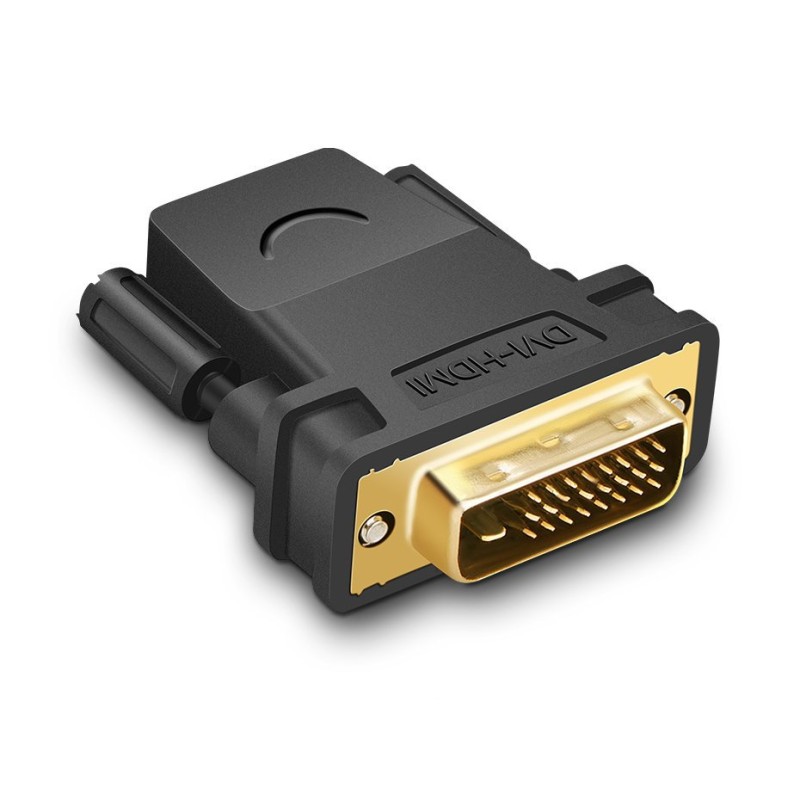 Ugreen HDMI adapter (female) - DVI 24 + 1 (male) FHD 60 Hz black (20124) Ugreen HDMI adapter (female) - DVI 24 + 1 (male) FHD 60 Hz black (20124)
