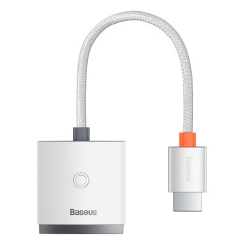 Baseus Lite Series HDMI to VGA adapter white (WKQX010002)