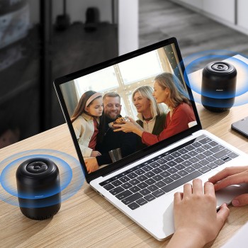 Joyroom portable wireless bluetooth speaker 5W 2200mAh black (JR-ML01)