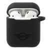 Mini MIACA2SLTBK AirPods cover czarny/black hard case Silicone Collection Mini MIACA2SLTBK AirPods cover czarny/black hard case Silicone Collection
