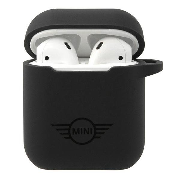 Mini MIACA2SLTBK AirPods cover czarny/black hard case Silicone Collection Mini MIACA2SLTBK AirPods cover czarny/black hard case Silicone Collection