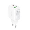 Acefast wall charger USB Type C / USB 20W, PPS, PD, QC 3.0, AFC, FCP white (A25 white) Acefast wall charger USB Type C / USB 20W, PPS, PD, QC 3.0, AFC, FCP white (A25 white)