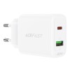 Acefast wall charger USB Type C / USB 20W, PPS, PD, QC 3.0, AFC, FCP white (A25 white) Acefast wall charger USB Type C / USB 20W, PPS, PD, QC 3.0, AFC, FCP white (A25 white)