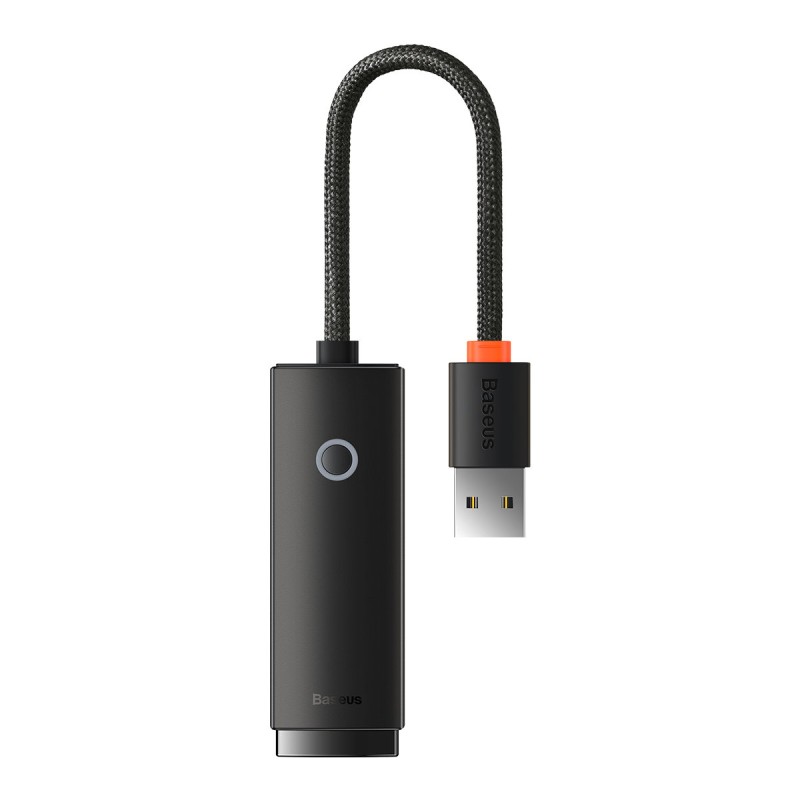Baseus Lite Series adapter USB Type A - RJ45 LAN socket 100Mbps black (WKQX000001) Baseus Lite Series adapter USB Type A - RJ45 LAN socket 100Mbps black (WKQX000001)