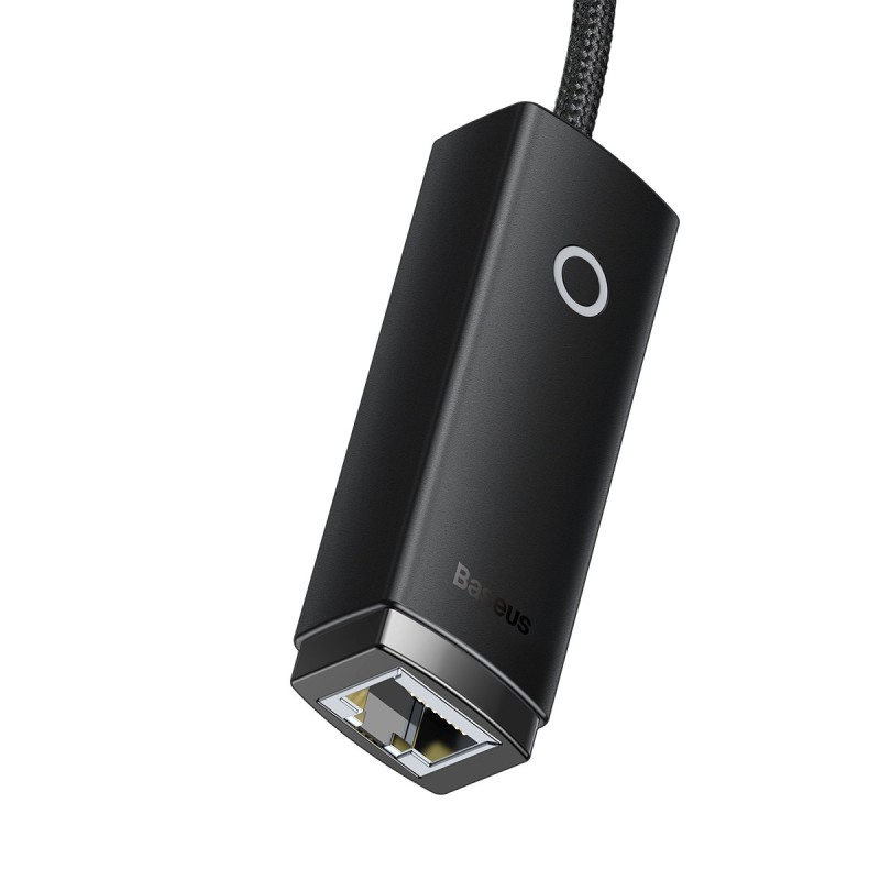 Baseus Lite Series adapter USB Type A - RJ45 LAN socket 100Mbps black (WKQX000001) Baseus Lite Series adapter USB Type A - RJ45 LAN socket 100Mbps black (WKQX000001)