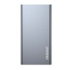 Dudao metal power bank with LED indicator 10000mAh silver (K5Pro) Dudao metal power bank with LED indicator 10000mAh silver (K5Pro)