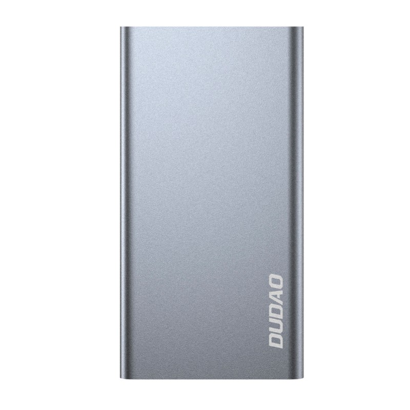Dudao metal power bank with LED indicator 10000mAh silver (K5Pro) Dudao metal power bank with LED indicator 10000mAh silver (K5Pro)