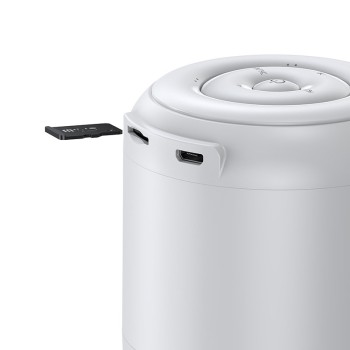 Joyroom portable wireless bluetooth speaker 5W 2200mAh white (JR-ML01)