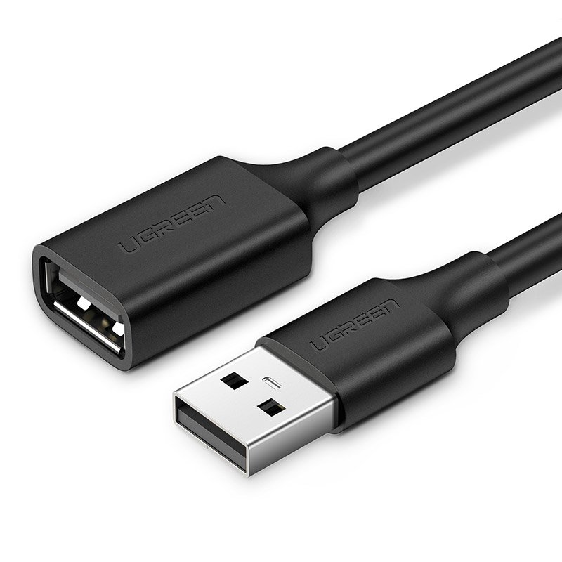 Ugreen cable adapter USB (female) - USB (male) 2m black (10316) Ugreen cable adapter USB (female) - USB (male) 2m black (10316)