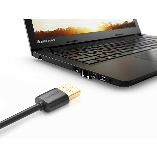 Ugreen cable adapter USB (female) - USB (male) 2m black (10316) Ugreen cable adapter USB (female) - USB (male) 2m black (10316)