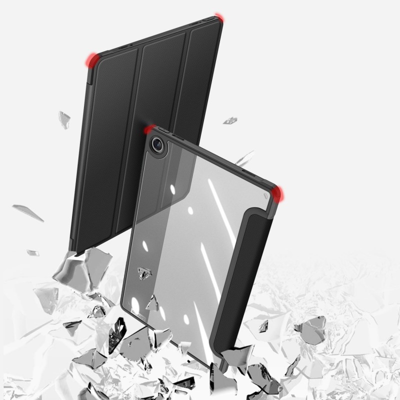 DUX DUCIS Toby Armored Flip Smart Case for Lenovo Tab M10 Plus Gen 3 with Stylus Holder Black DUX DUCIS Toby Armored Flip Smart Case for Lenovo Tab M10 Plus Gen 3 with Stylus Holder Black