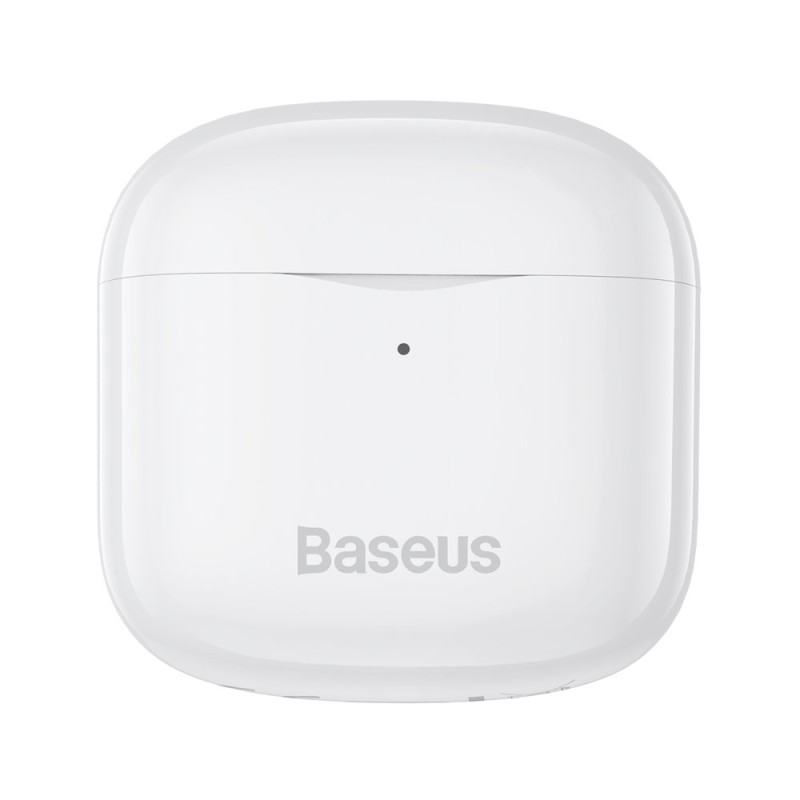 Baseus E3 Wireless Bluetooth 5.0 TWS Earbuds Waterproof IP64 White (NGTW080002)