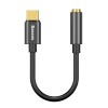 Baseus L54 headphone adapter USB-C to 3.5mm audio jack DAC 24 bit 48 KHz black (CATL54-01) Baseus L54 headphone adapter USB-C to 3.5mm audio jack DAC 24 bit 48 KHz black (CATL54-01)
