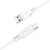 Acefast USB cable - USB Type C 1.2m, 3A white (C3-04 white) Acefast USB cable - USB Type C 1.2m, 3A white (C3-04 white)