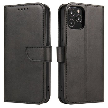 Magnet Case elegant bookcase type case with kickstand for Samsung Galaxy A52s 5G / A52 5G / A52 4G black