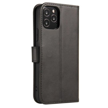 Magnet Case elegant bookcase type case with kickstand for Samsung Galaxy A52s 5G / A52 5G / A52 4G black