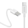 Dudao cable USB / USB Type C 3A 1m white (L1T white) Dudao cable USB / USB Type C 3A 1m white (L1T white)