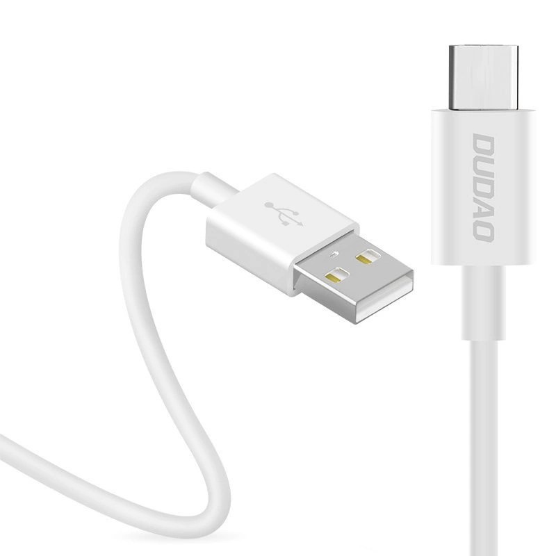 Dudao cable USB / USB Type C 3A 1m white (L1T white) Dudao cable USB / USB Type C 3A 1m white (L1T white)