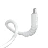 Dudao cable, cable USB Type C - USB Type C 6A 100W PD 1m white (TGL3C) Dudao cable, cable USB Type C - USB Type C 6A 100W PD 1m white (TGL3C)