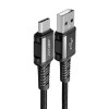 Acefast USB cable - USB Type C 1.2m, 3A black (C1-04 black) Acefast USB cable - USB Type C 1.2m, 3A black (C1-04 black)