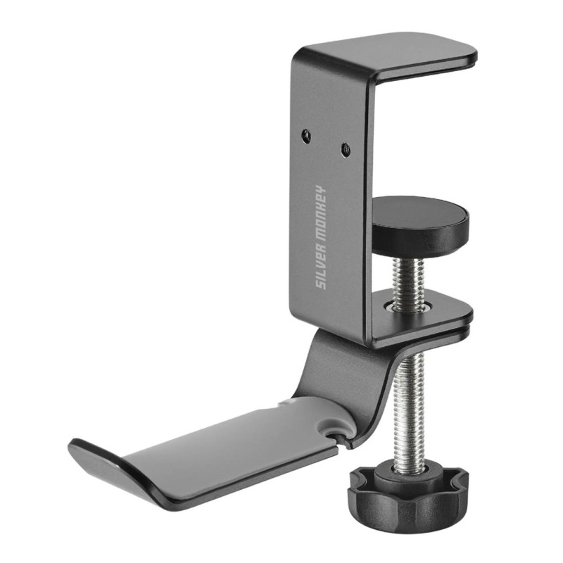 Silver Monkey HM200 headphone holder for desk - black Silver Monkey HM200 headphone holder for desk - black