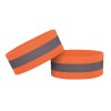 Reflective armband bicycle running velcro 4cm orange Reflective armband bicycle running velcro 4cm orange