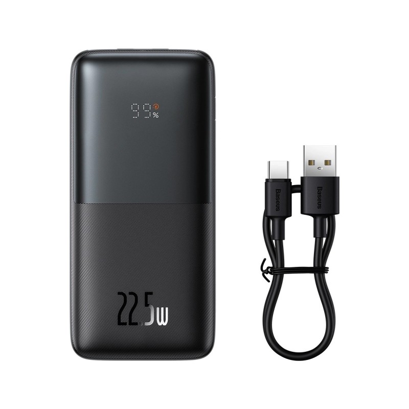 Baseus Bipow Pro power bank 10000mAh 22.5W + USB cable 3A 0.3m black Baseus Bipow Pro power bank 10000mAh 22.5W + USB cable 3A 0.3m black