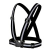Adjustable reflective harness for running bike - black Adjustable reflective harness for running bike - black