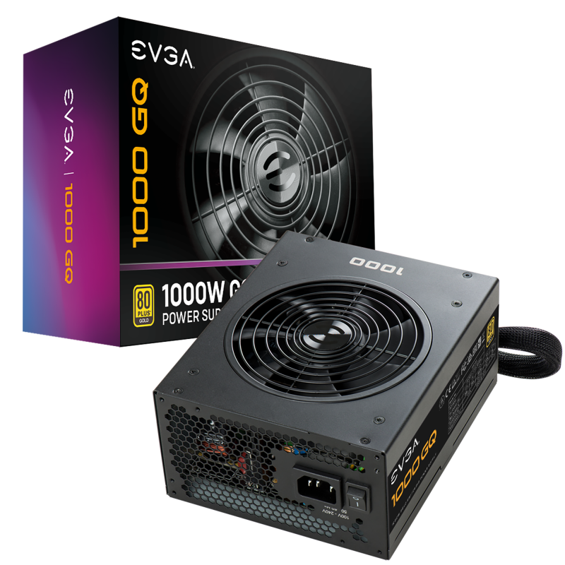 EVGA 1000 GQ, 80+ GOLD 1000W, Semi Modular EVGA 1000 GQ, 80+ GOLD 1000W, Semi Modular