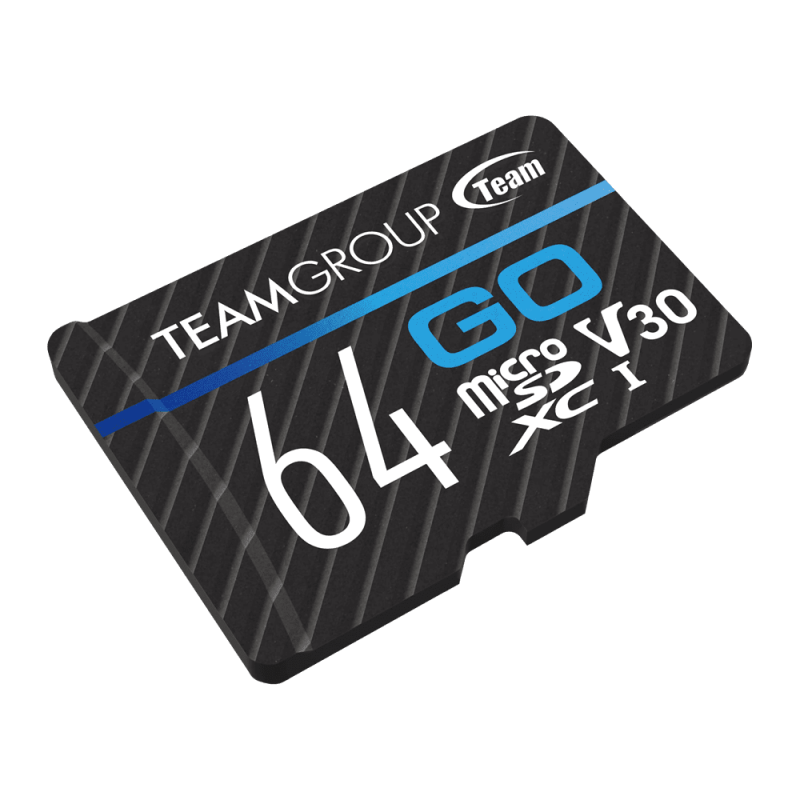 TEAM GROUP GO MICRO SDXC 64GB UHS-I U3 SPEED RETAIL W/1Adapter TEAM GROUP GO MICRO SDXC 64GB UHS-I U3 SPEED RETAIL W/1Adapter
