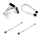 White Sleeved Cables SET