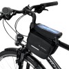 Wozinsky bicycle frame bag, waterproof phone case, 1.5l, black (WBB26BK) Wozinsky bicycle frame bag, waterproof phone case, 1.5l, black (WBB26BK)