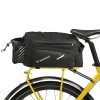 Wozinsky Bike Pannier Rack Bag with Shoulder Strap 9L (Rain Cover Included) Black (WBB22BK) Wozinsky Bike Pannier Rack Bag with Shoulder Strap 9L (Rain Cover Included) Black (WBB22BK)