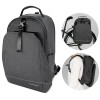 Wozinsky bicycle trunk bag, bicycle backpack with frame, 2-in-1, 40l, black (WBB33BK)