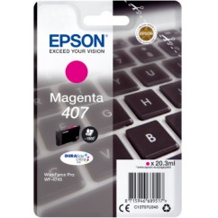 Epson 407L Keyboard DURABrite Ultra Single Magenta Ink