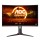 AOC MONITOR 27'', GAMING CURVED, F, VA LED, 1920x1080, 80M:1, 0.5MS, 300 CD/M², HEIGHT ADJUSTABLE, SWIVEL, TILT, 280 Hz, 2X HDMI, DISPLAY PORT, FRAMELESS, 3YW, BLACK-RED
