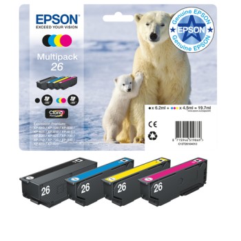 Epson Polar bear 26 Claria Premium Multipack 4-colours Ink