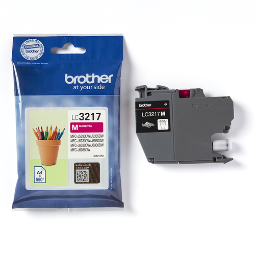 Brother LC3217M ink cartridge 1 pc(s) Original Magenta Brother LC3217M ink cartridge 1 pc(s) Original Magenta