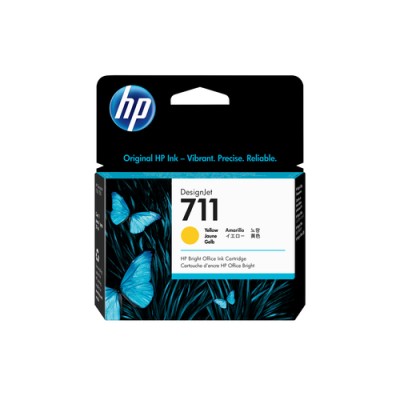 HP 711 29-ml Yellow DesignJet Ink Cartridge HP 711 29-ml Yellow DesignJet Ink Cartridge