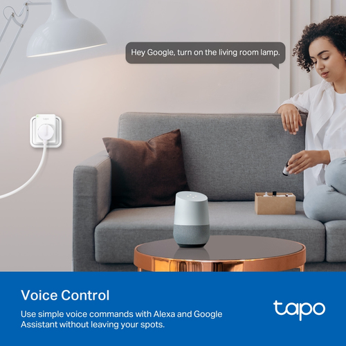 TP-LINK TAPO, MINI SMART WI-FI SOCKET, ENERGY MONITORING, 100-240 V, MAX LOAD 16 A, 50/60 HZ, 2.4 GHZ WI-FI NETWORKING, AMAZON CERTIFIED FOR HUMANS (FFS), VOICE CONTROL, UK PLUG TP-LINK TAPO, MINI SMART WI-FI SOCKET, ENERGY MONITORING, 100-240 V, MAX LOAD 16 A, 50/60 HZ, 2.4 GHZ WI-FI NETWORKING, AMAZON CERTIFIED FOR HUMANS (FFS), VOICE CONTROL, UK PLUG