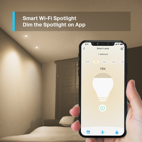 TP-Link Tapo Smart Wi-Fi Spotlight, Dimmable, 4-Pack TP-Link Tapo Smart Wi-Fi Spotlight, Dimmable, 4-Pack