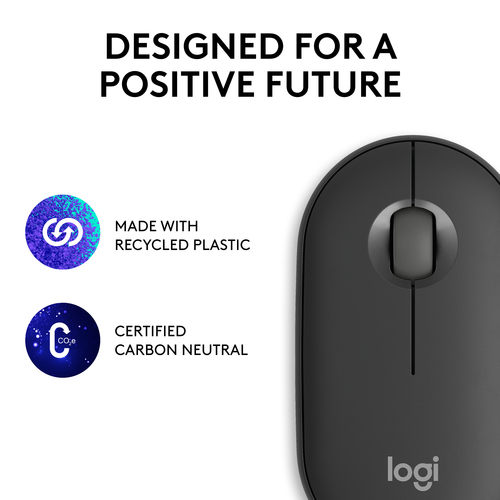 LOGITECH Mouse M350s PEBBLE 2 BLUETOOTH/SILENT BLACK (910-007015) LOGITECH Mouse M350s PEBBLE 2 BLUETOOTH/SILENT BLACK (910-007015)