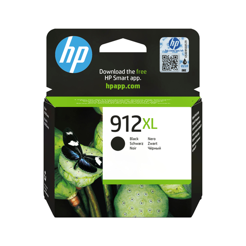 HP 912XL High Yield Black Original Ink Cartridge HP 912XL High Yield Black Original Ink Cartridge