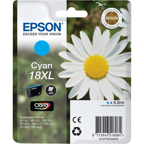 EPSON INK CARTRIDGE 18XL CYAN EPSON INK CARTRIDGE 18XL CYAN