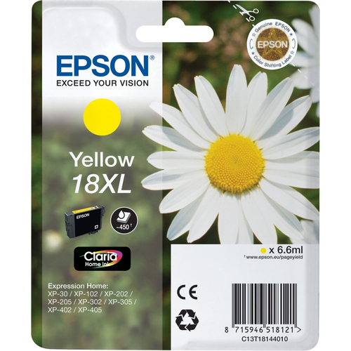 EPSON INK CARTRIDGE 18XL  YELLOW