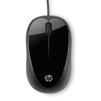 HP MOUSE WIRED X1000 BLACK
