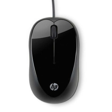 HP MOUSE WIRED X1000 BLACK