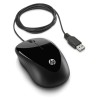 HP MOUSE WIRED X1000 BLACK