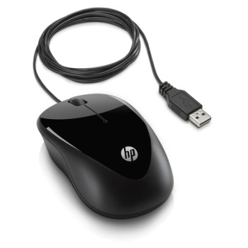 HP MOUSE WIRED X1000 BLACK