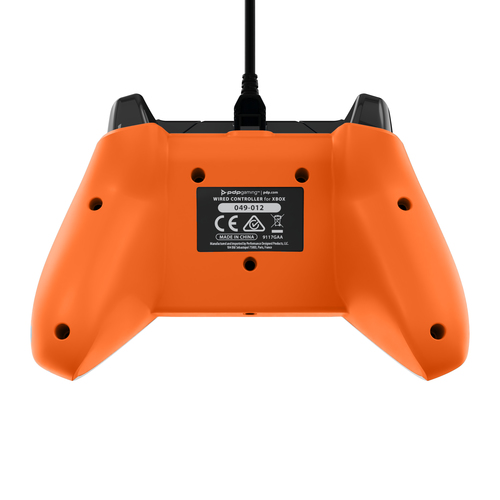 PDP - Wired Controller for Xbox Series X/S and PC Orange/Black Camo